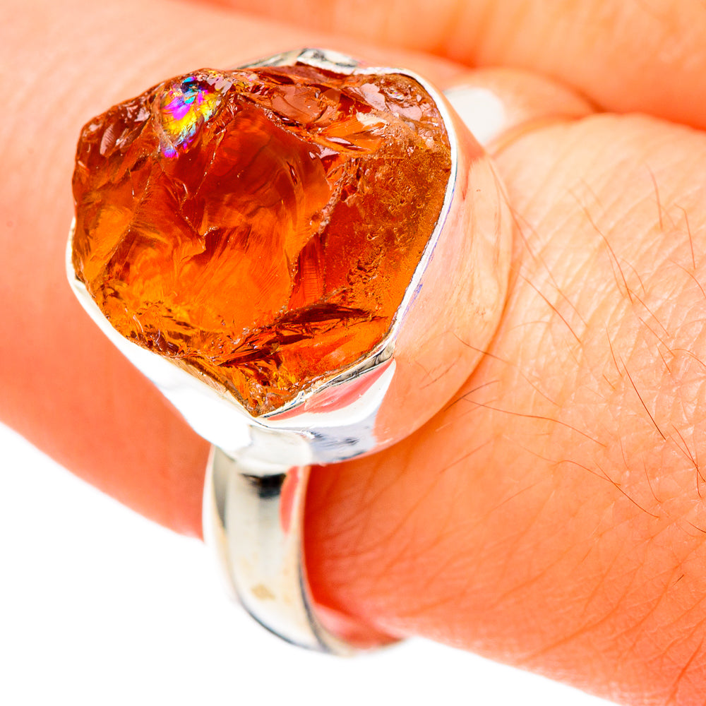 Citrine Rings handcrafted by Anasilvercos - RING99963