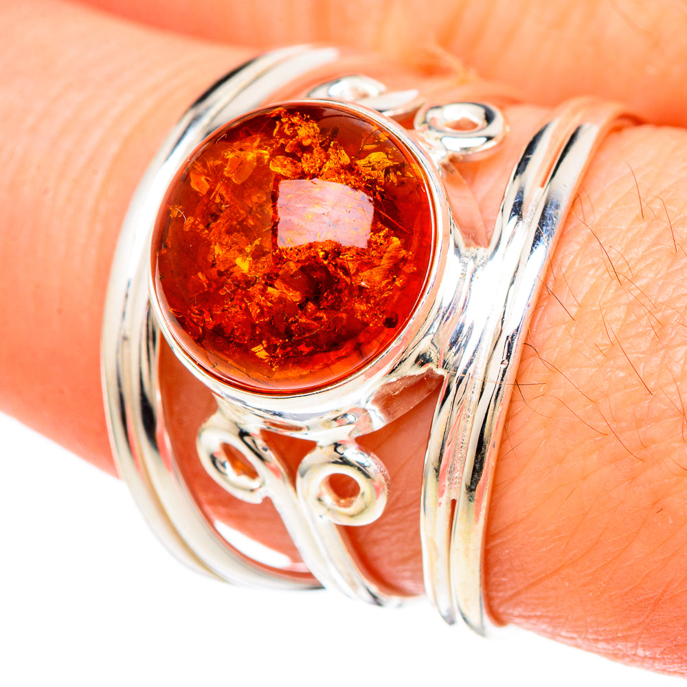 Baltic Amber Rings handcrafted by Anasilvercos - RING99967