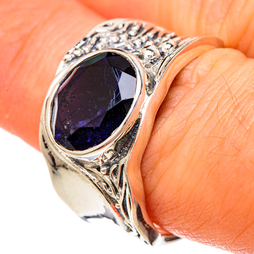 Violet Spinel Rings handcrafted by Anasilvercos - RING99970
