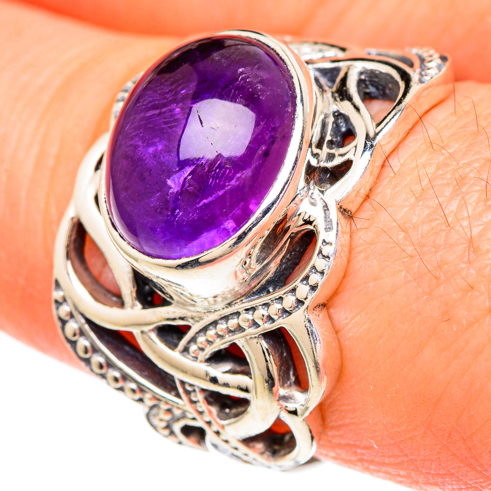 Amethyst Rings handcrafted by Anasilvercos - RING99971