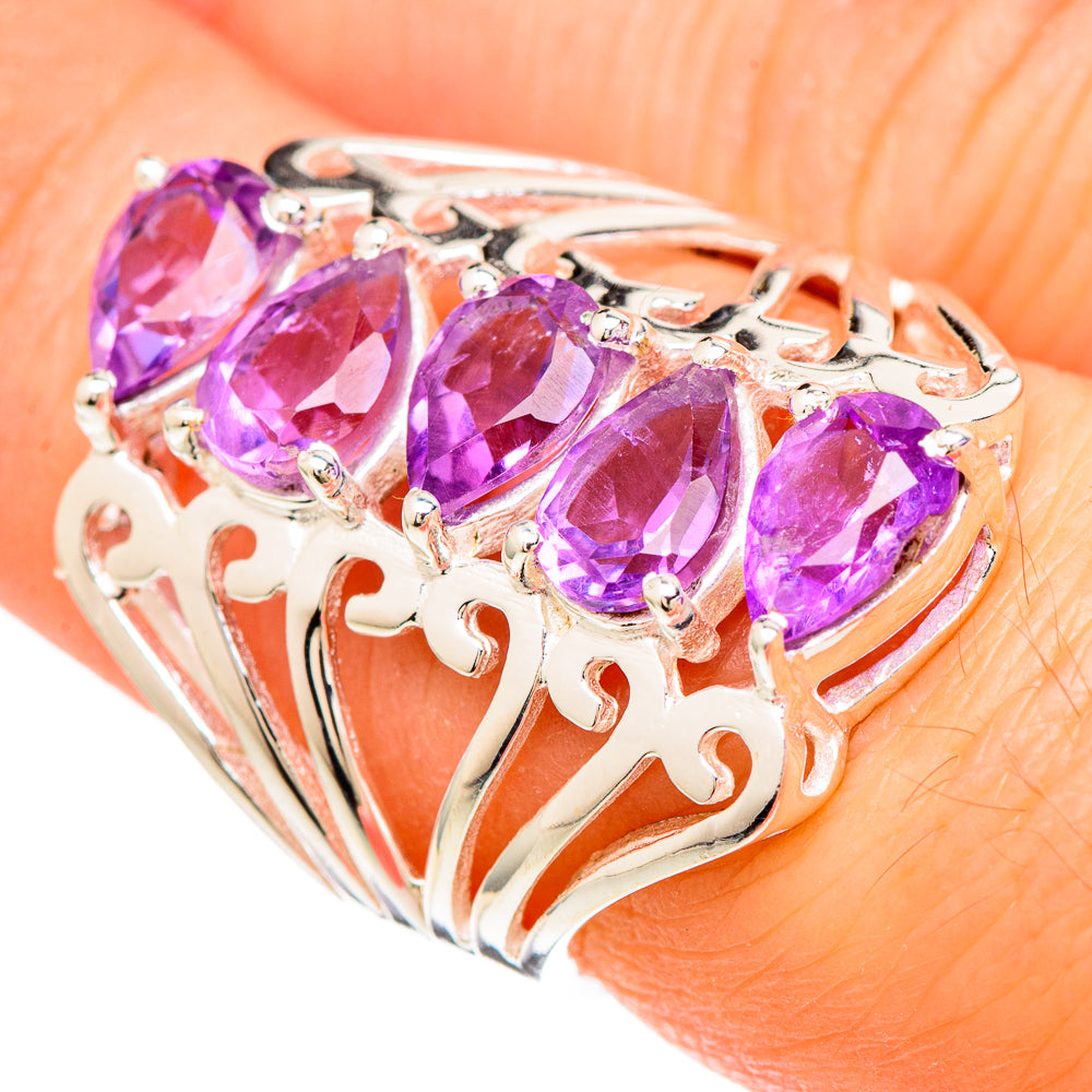 Amethyst Rings handcrafted by Anasilvercos - RING99972
