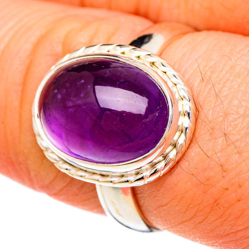 Amethyst Rings handcrafted by Anasilvercos - RING99976