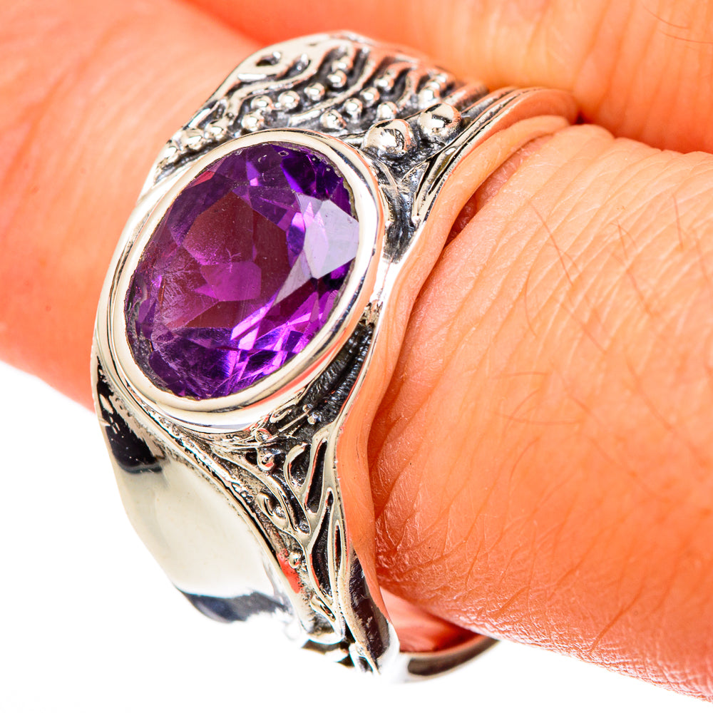 Amethyst Rings handcrafted by Anasilvercos - RING99978
