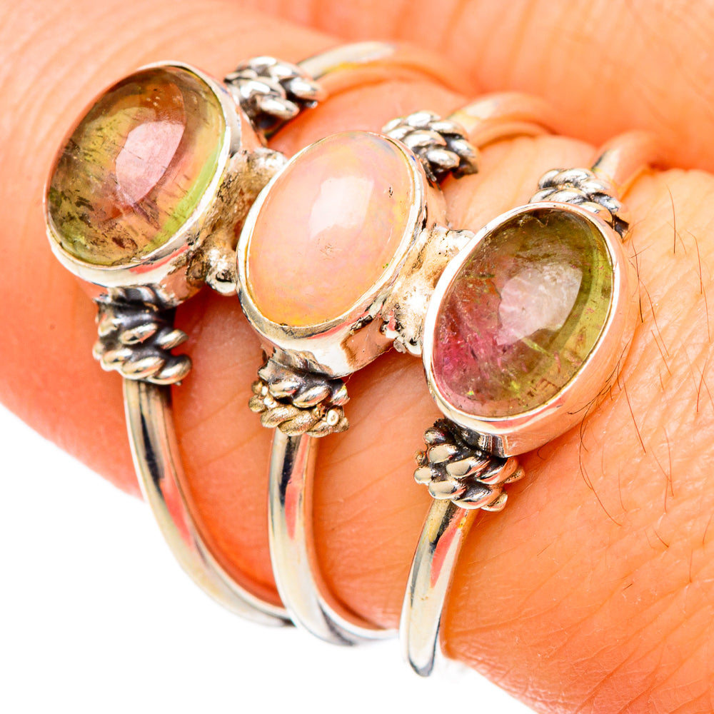 Ethiopian Opal Rings handcrafted by Anasilvercos - RING99984