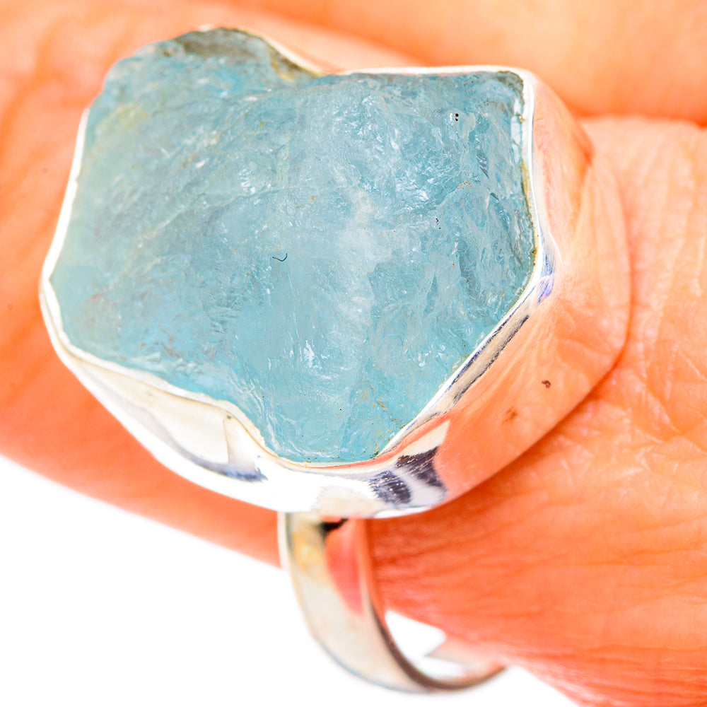 Aquamarine Rings handcrafted by Anasilvercos - RING99988