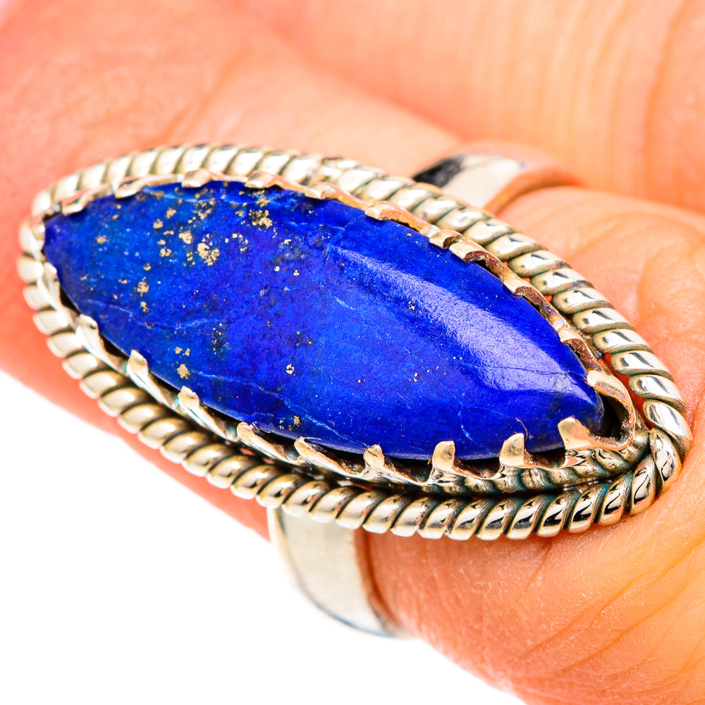 Lapis Lazuli Rings handcrafted by Anasilvercos - RING99993