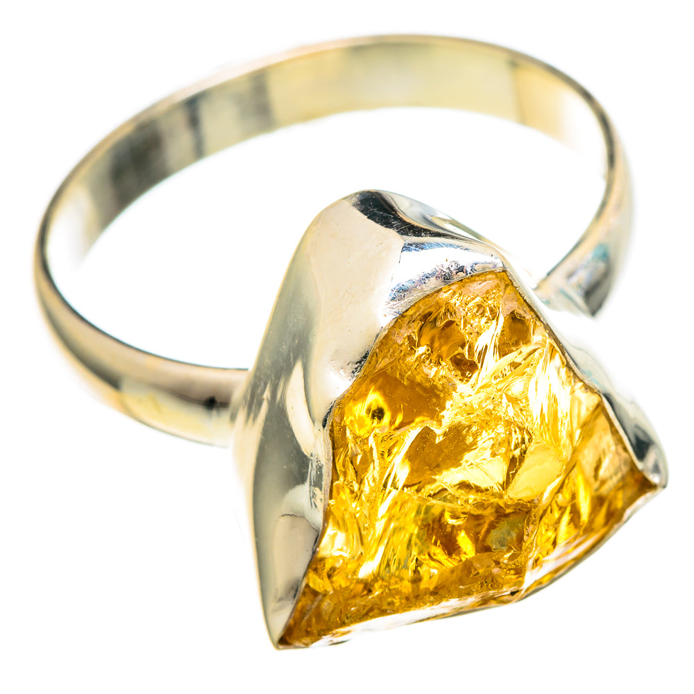 Citrine Rings handcrafted by Anasilvercos - RING100001