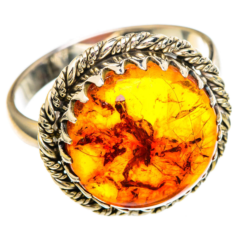 Baltic Amber Rings handcrafted by Anasilvercos - RING100002