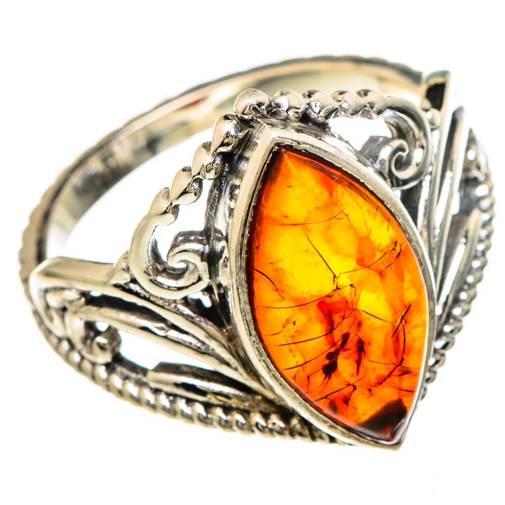 Baltic Amber Rings handcrafted by Anasilvercos - RING100003