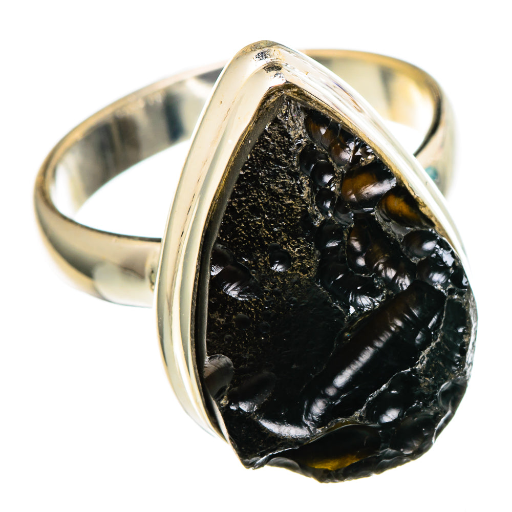 Tektite Rings handcrafted by Anasilvercos - RING100018