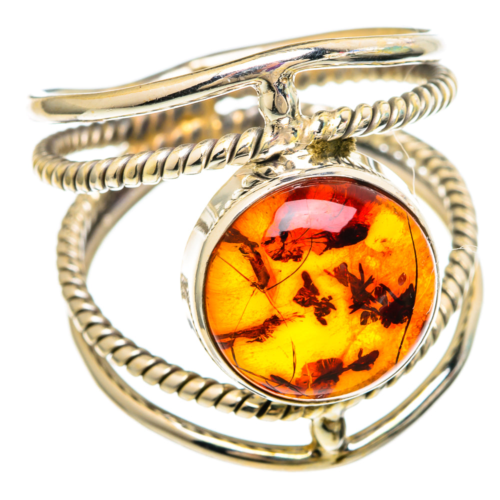 Baltic Amber Rings handcrafted by Anasilvercos - RING100040