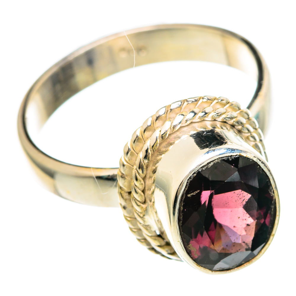 Garnet Rings handcrafted by Anasilvercos - RING100044