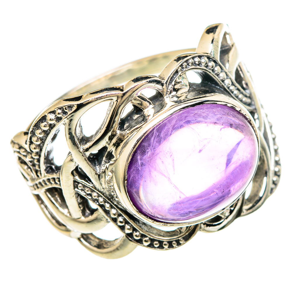 Amethyst Rings handcrafted by Anasilvercos - RING100048