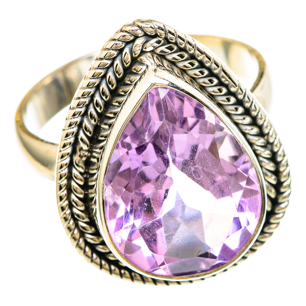 Amethyst Rings handcrafted by Anasilvercos - RING100049