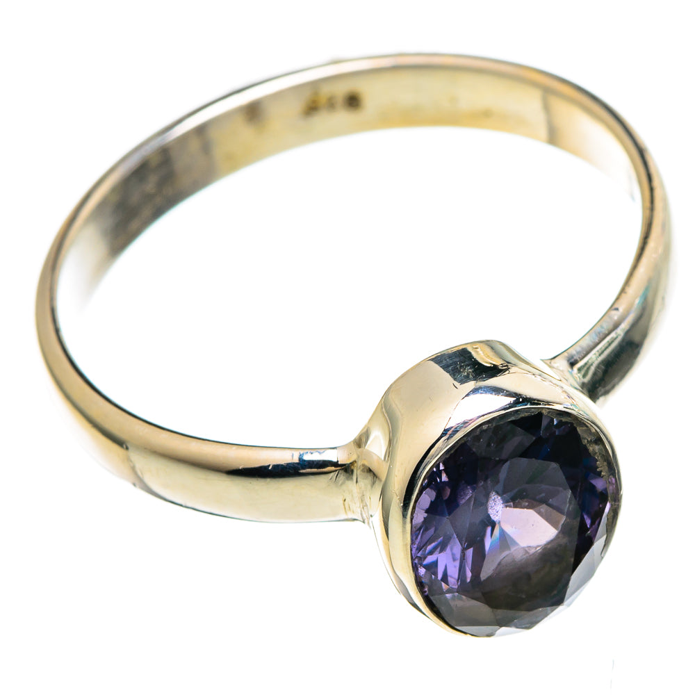 Violet Spinel Rings handcrafted by Anasilvercos - RING100050