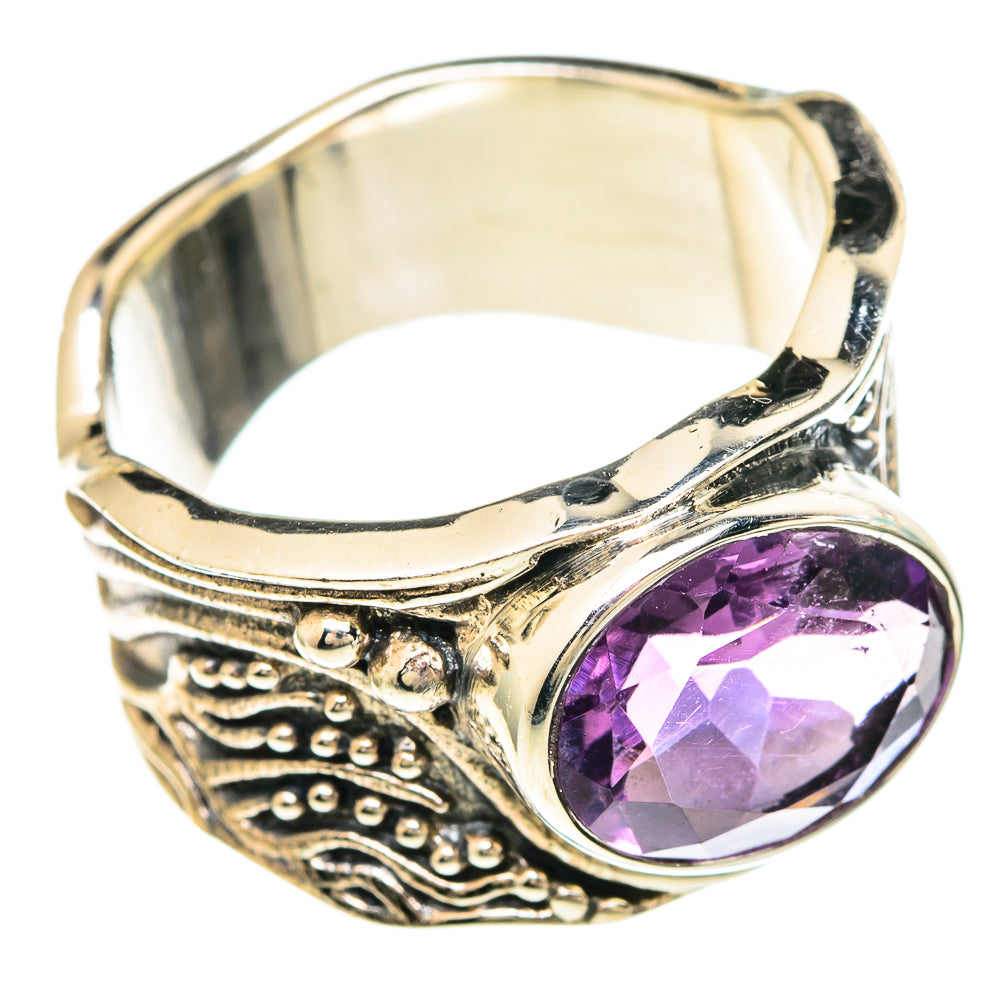Amethyst Rings handcrafted by Anasilvercos - RING100052
