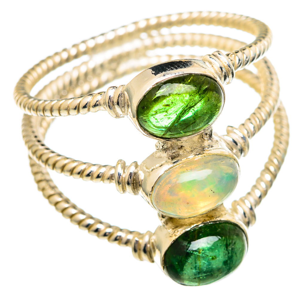 Ethiopian Opal Rings handcrafted by Anasilvercos - RING100060