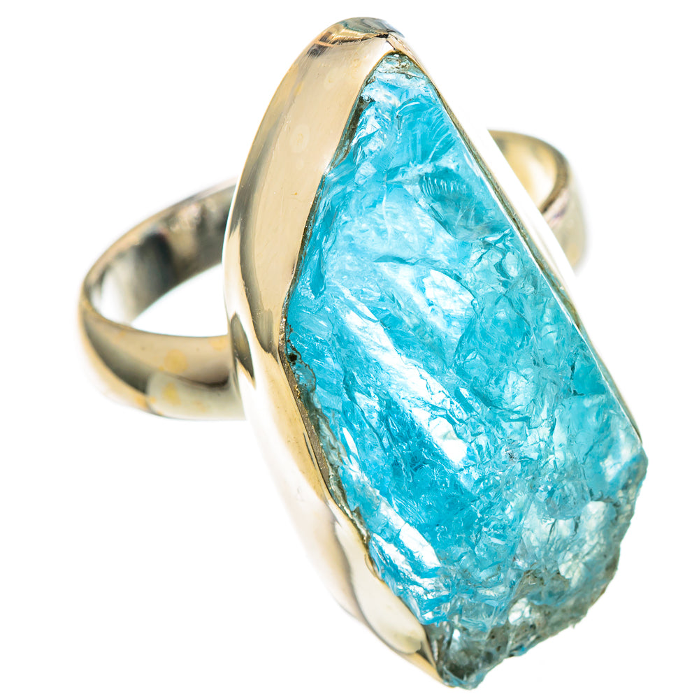 Aquamarine Rings handcrafted by Anasilvercos - RING100062