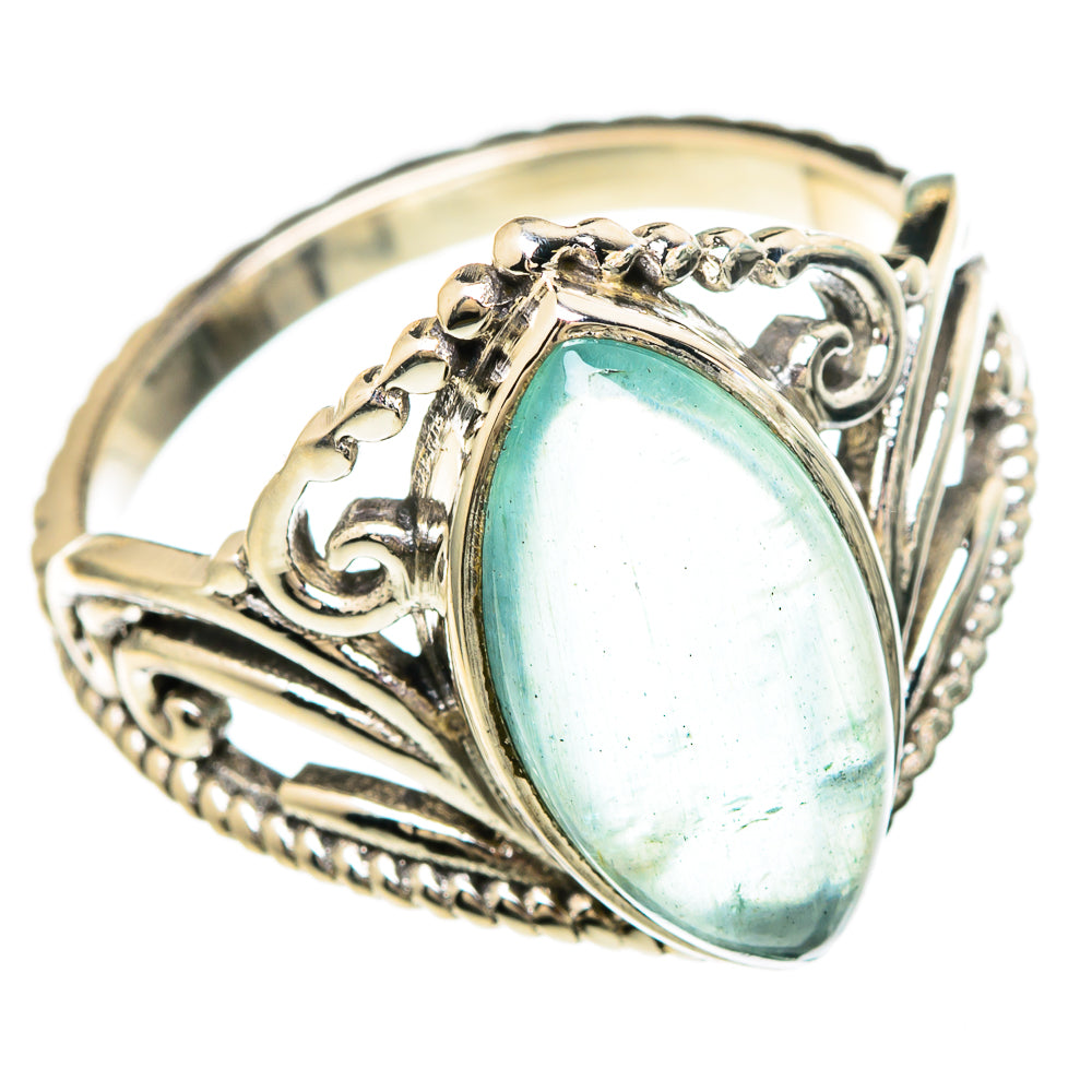 Aquamarine Rings handcrafted by Anasilvercos - RING100064