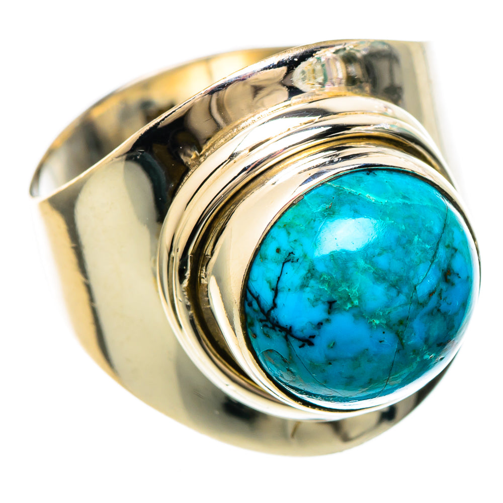 Chrysocolla Rings handcrafted by Anasilvercos - RING100068
