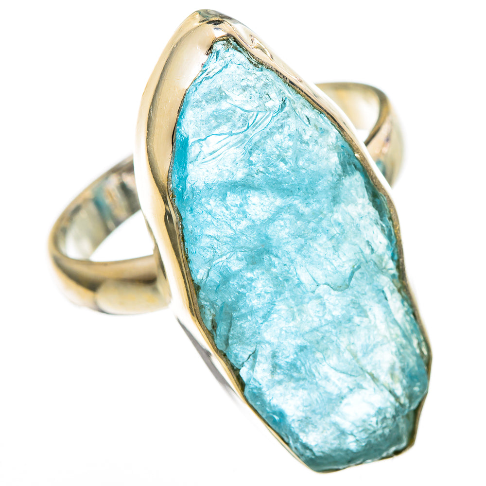 Aquamarine Rings handcrafted by Anasilvercos - RING100071