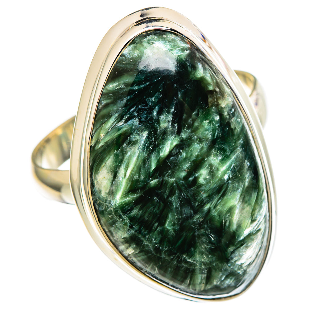 Seraphinite Rings handcrafted by Anasilvercos - RING100075 - Photo 2