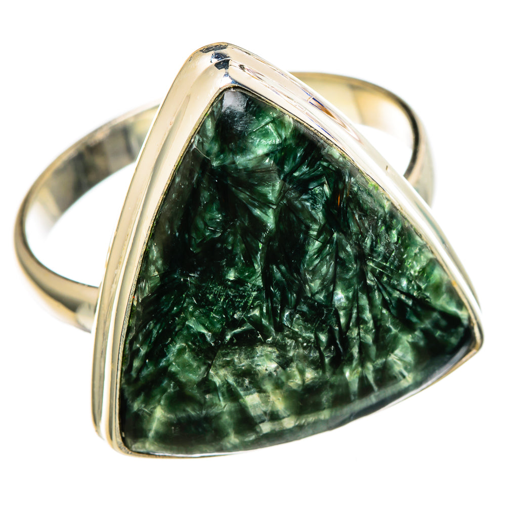 Seraphinite Rings handcrafted by Anasilvercos - RING100080