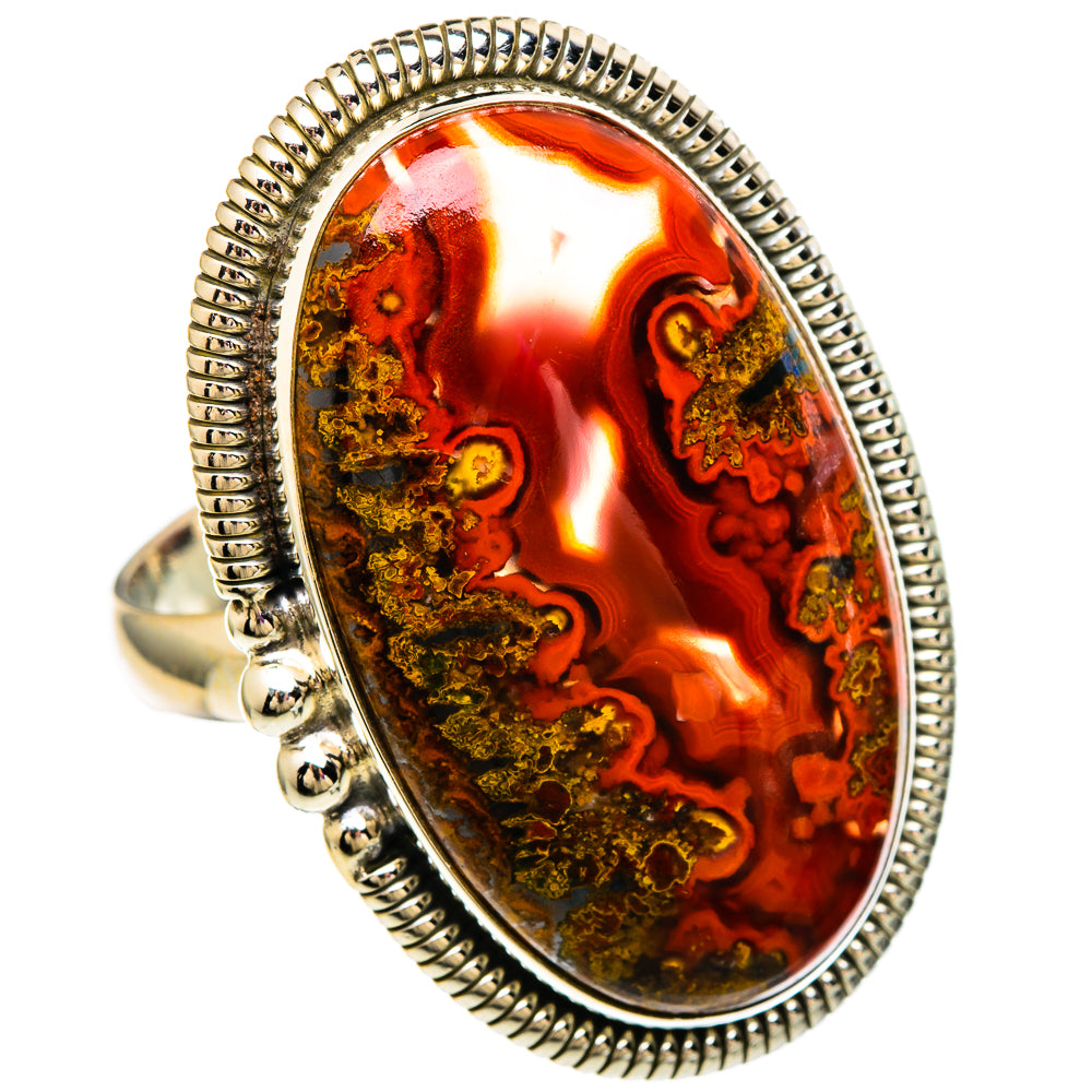 Moroccan Agate Rings handcrafted by Anasilvercos - RING100086