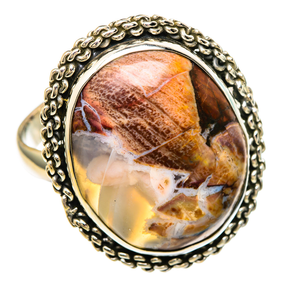 Butterfly Jasper Rings handcrafted by Anasilvercos - RING100087 - Photo 2