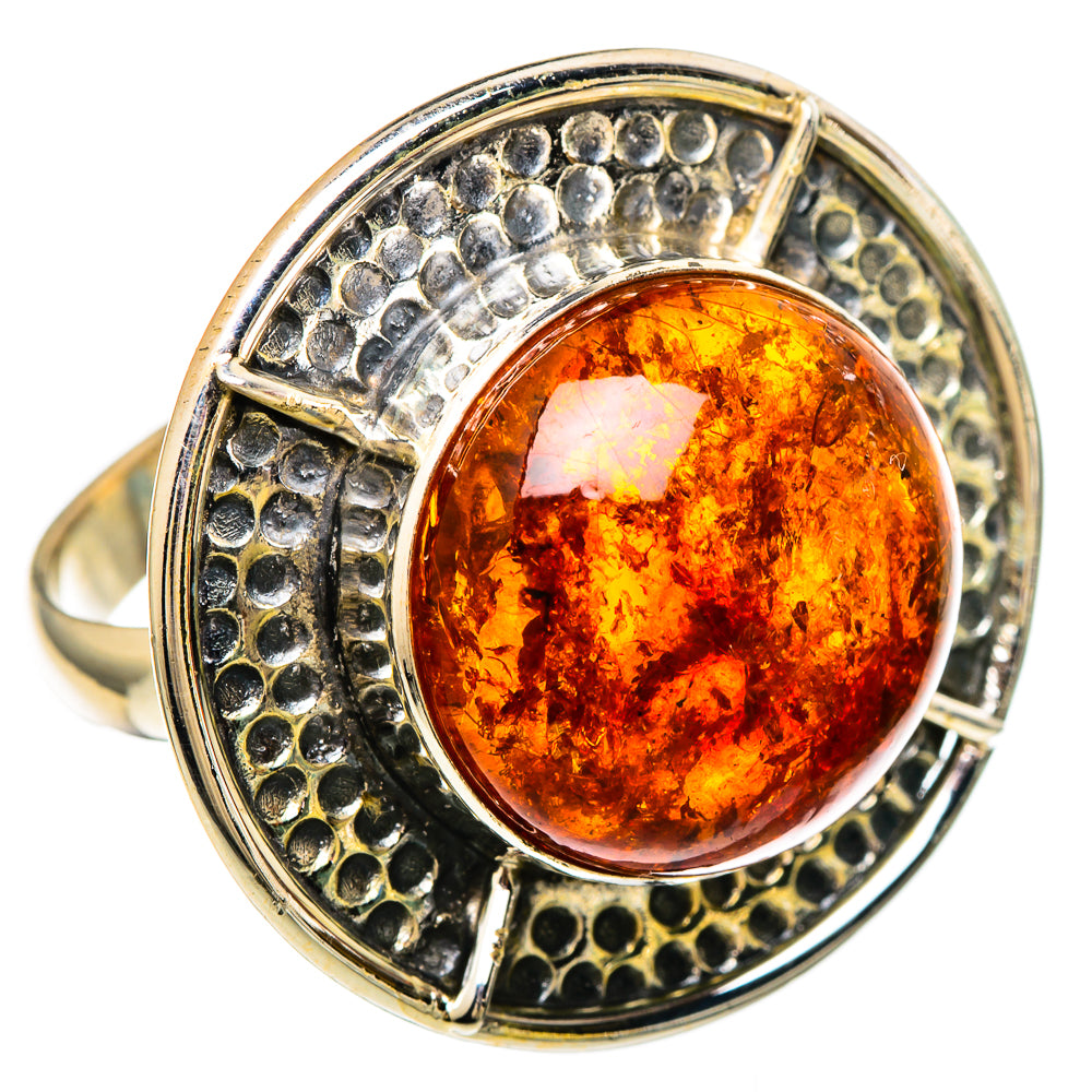 Baltic Amber Rings handcrafted by Anasilvercos - RING100090