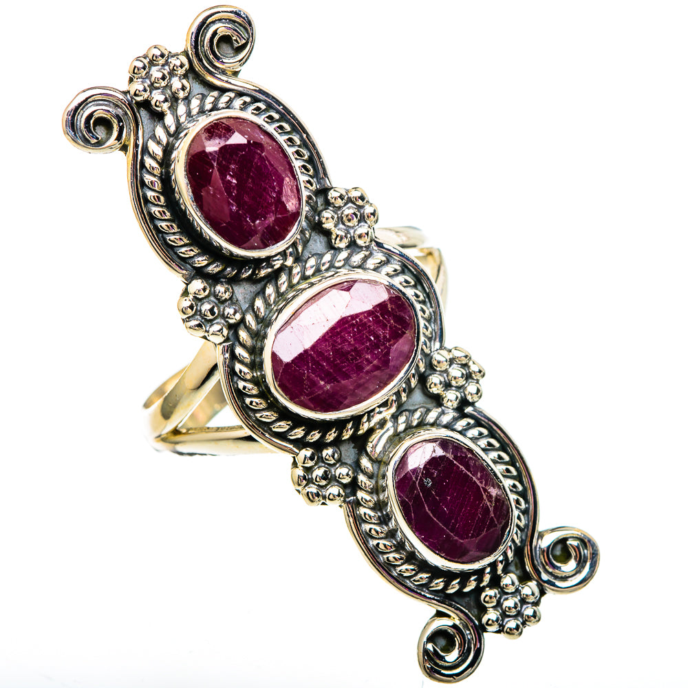 Ruby Rings handcrafted by Anasilvercos - RING100092 - Photo 2