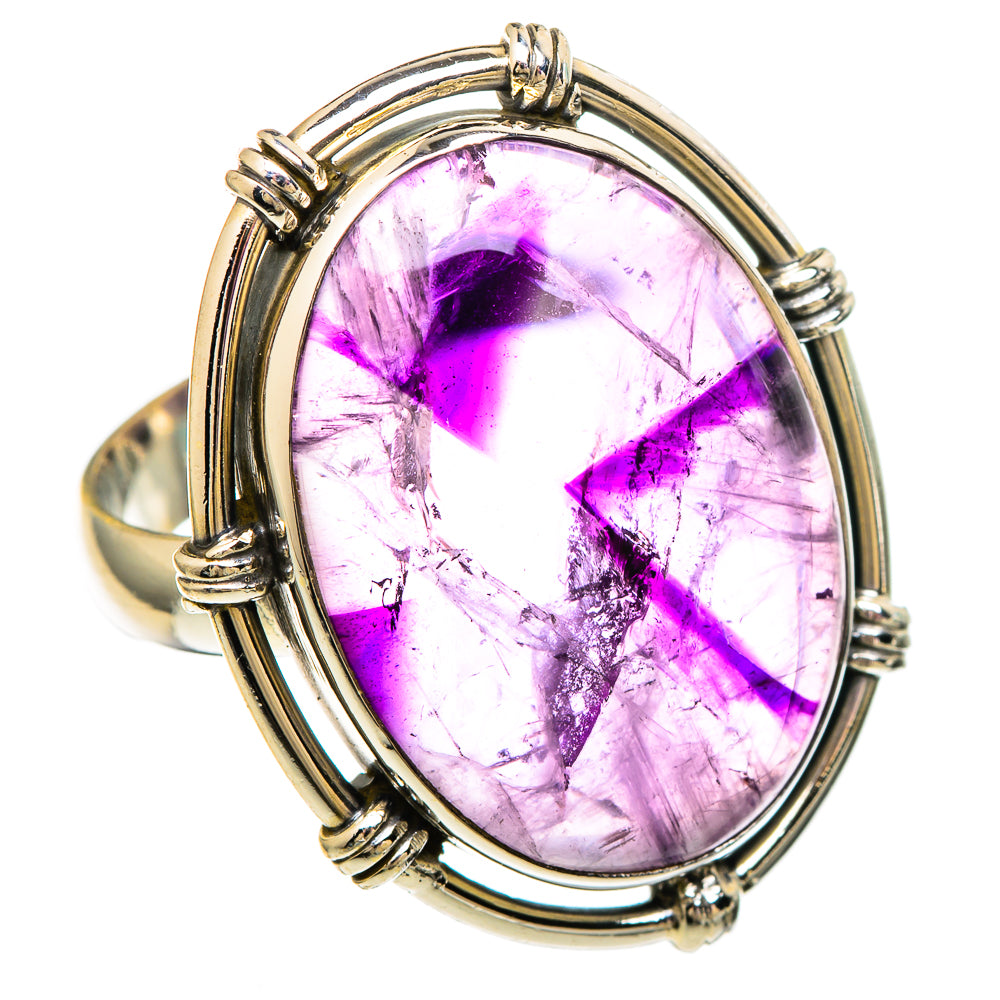 Star Amethyst Rings handcrafted by Anasilvercos - RING100095