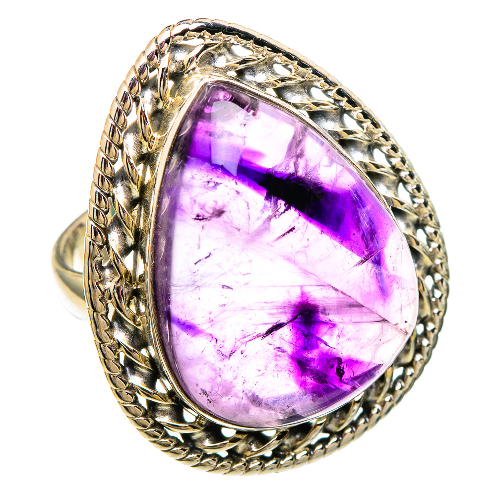 Star Amethyst Rings handcrafted by Anasilvercos - RING100097