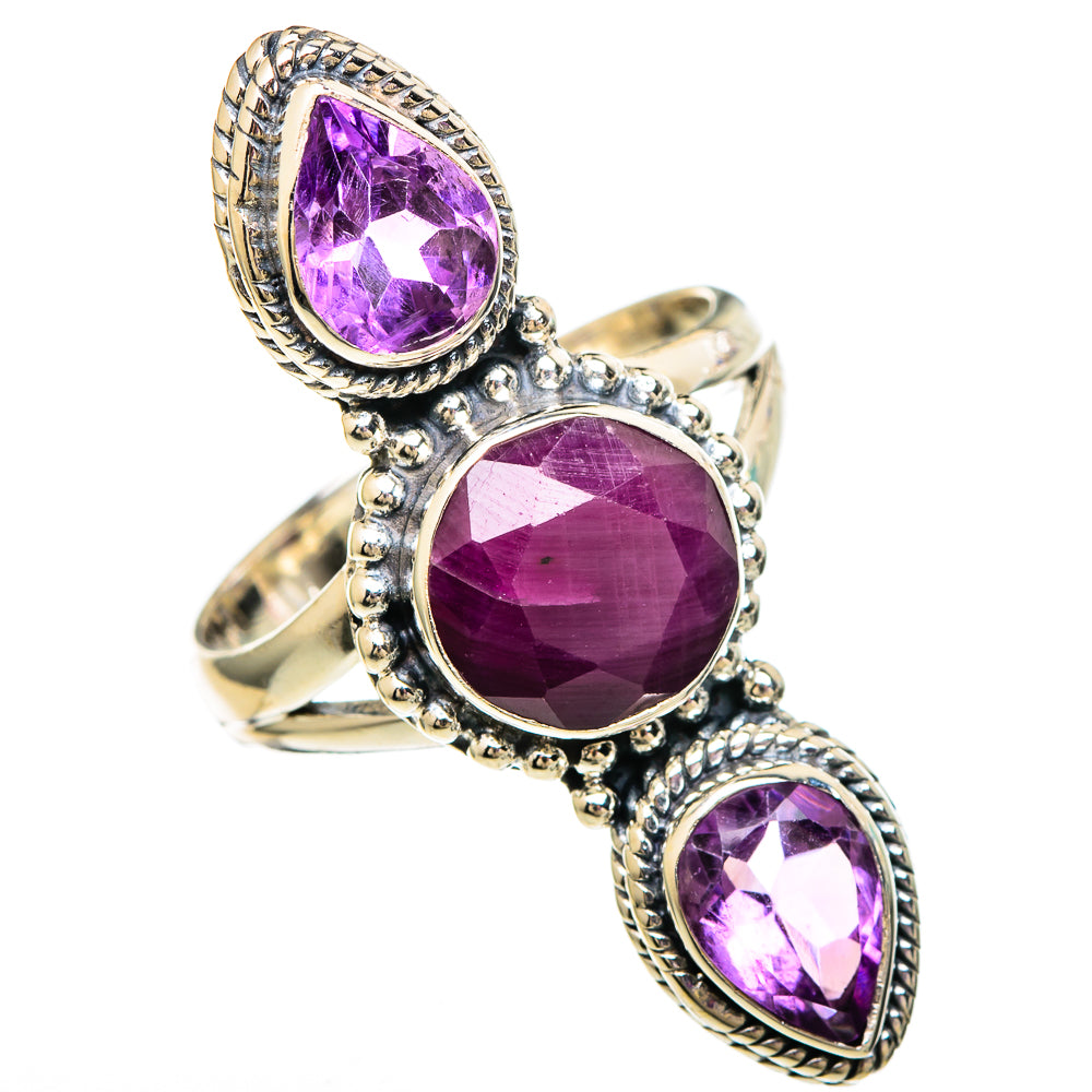 Ruby Rings handcrafted by Anasilvercos - RING100101