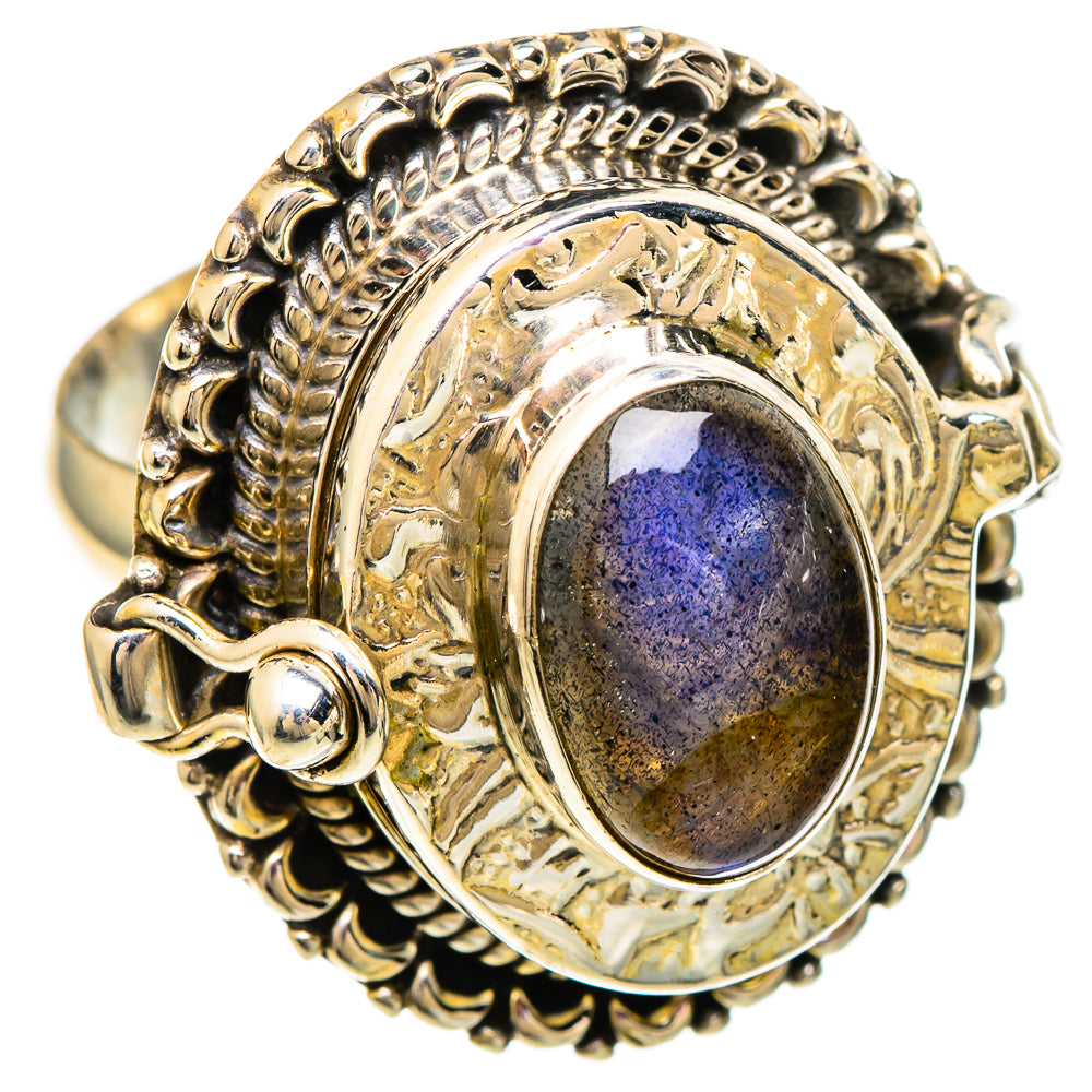 Labradorite Rings handcrafted by Anasilvercos - RING100112