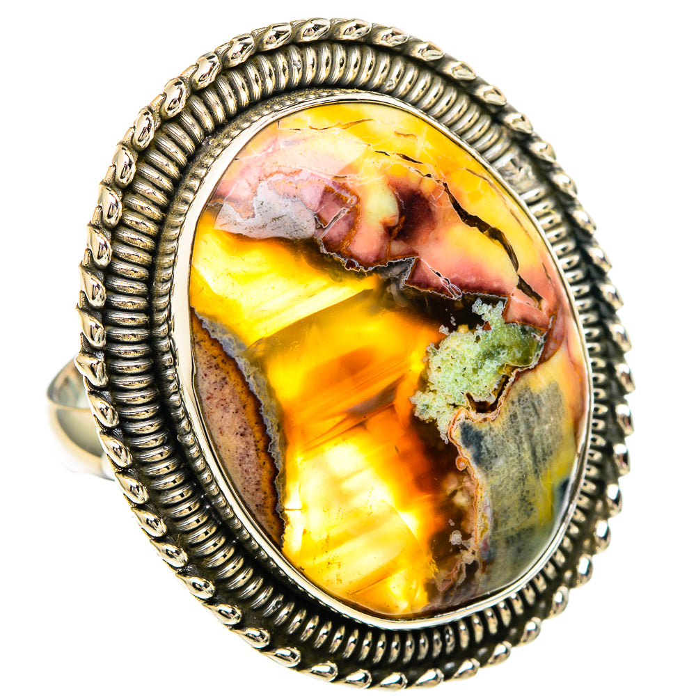 Butterfly Jasper Rings handcrafted by Anasilvercos - RING100123