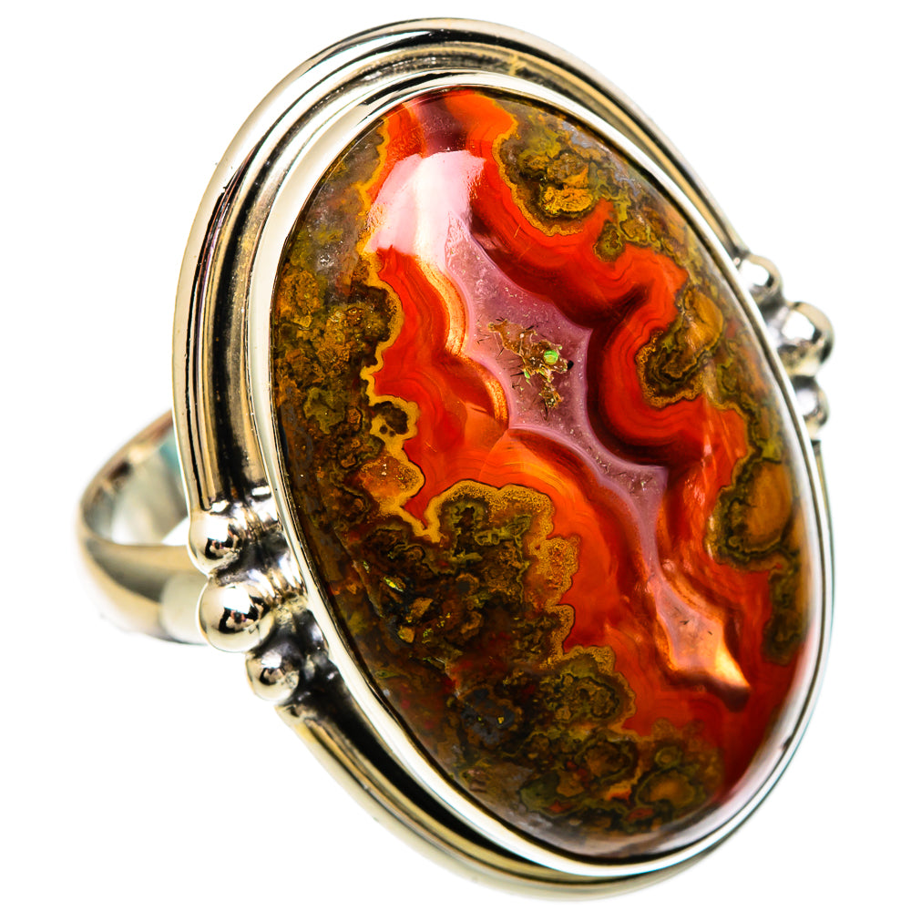Moroccan Agate Rings handcrafted by Anasilvercos - RING100124