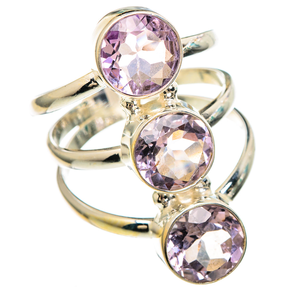 Kunzite Rings handcrafted by Anasilvercos - RING100130