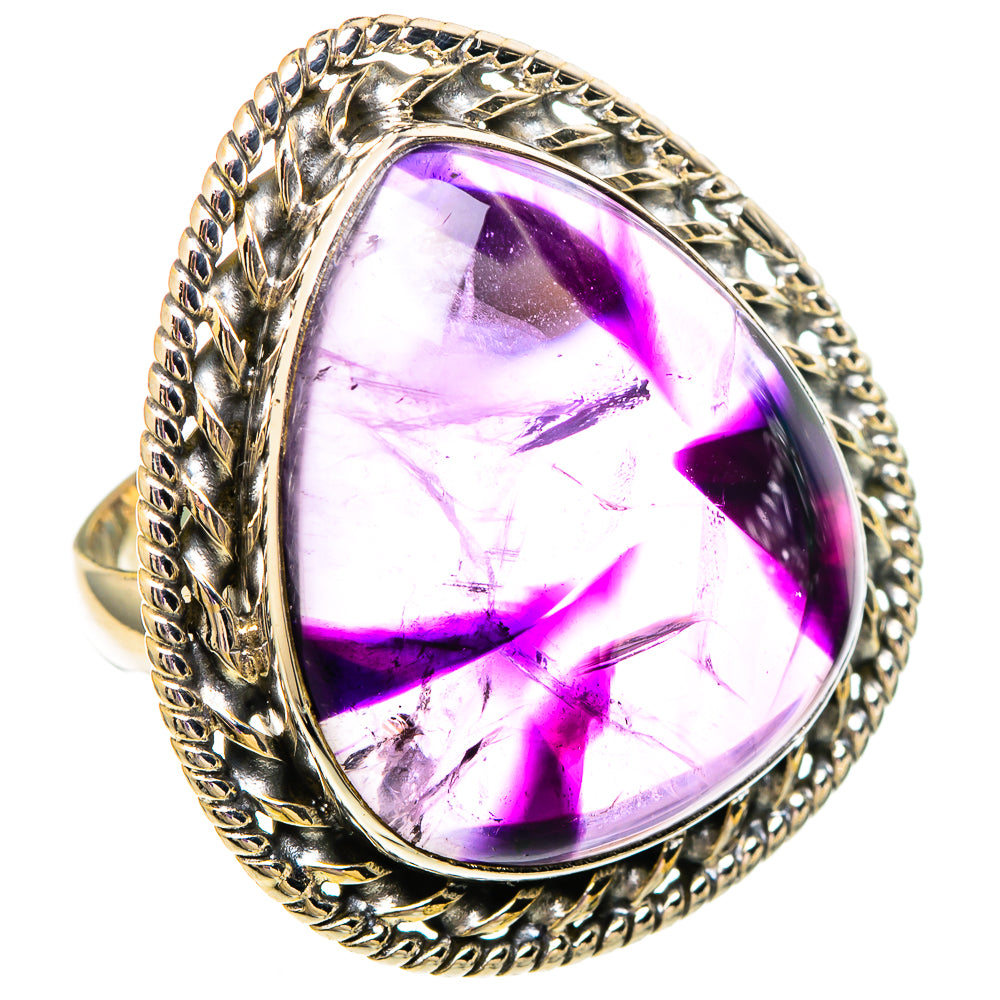 Star Amethyst Rings handcrafted by Anasilvercos - RING100132