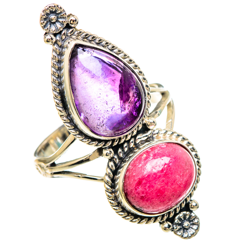Amethyst Rings handcrafted by Anasilvercos - RING100141