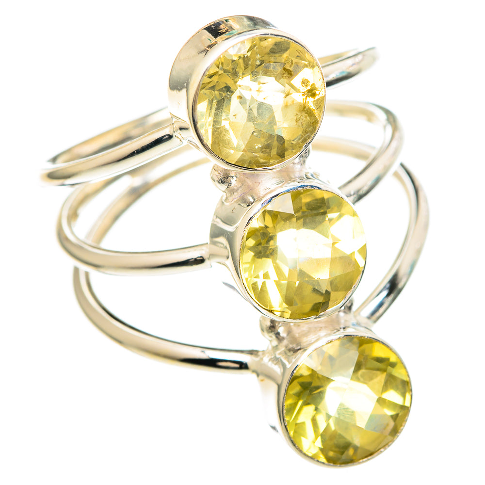 Citrine Rings handcrafted by Anasilvercos - RING100143