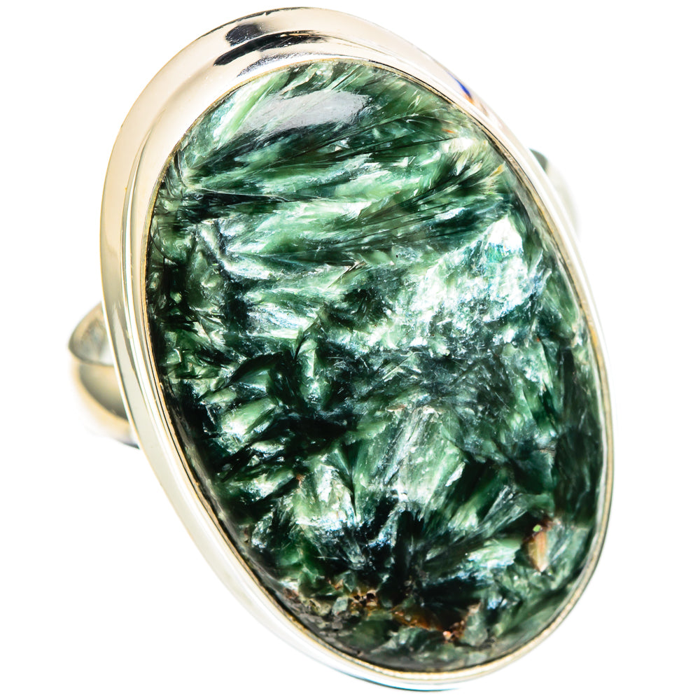Seraphinite Rings handcrafted by Anasilvercos - RING100155 - Photo 2