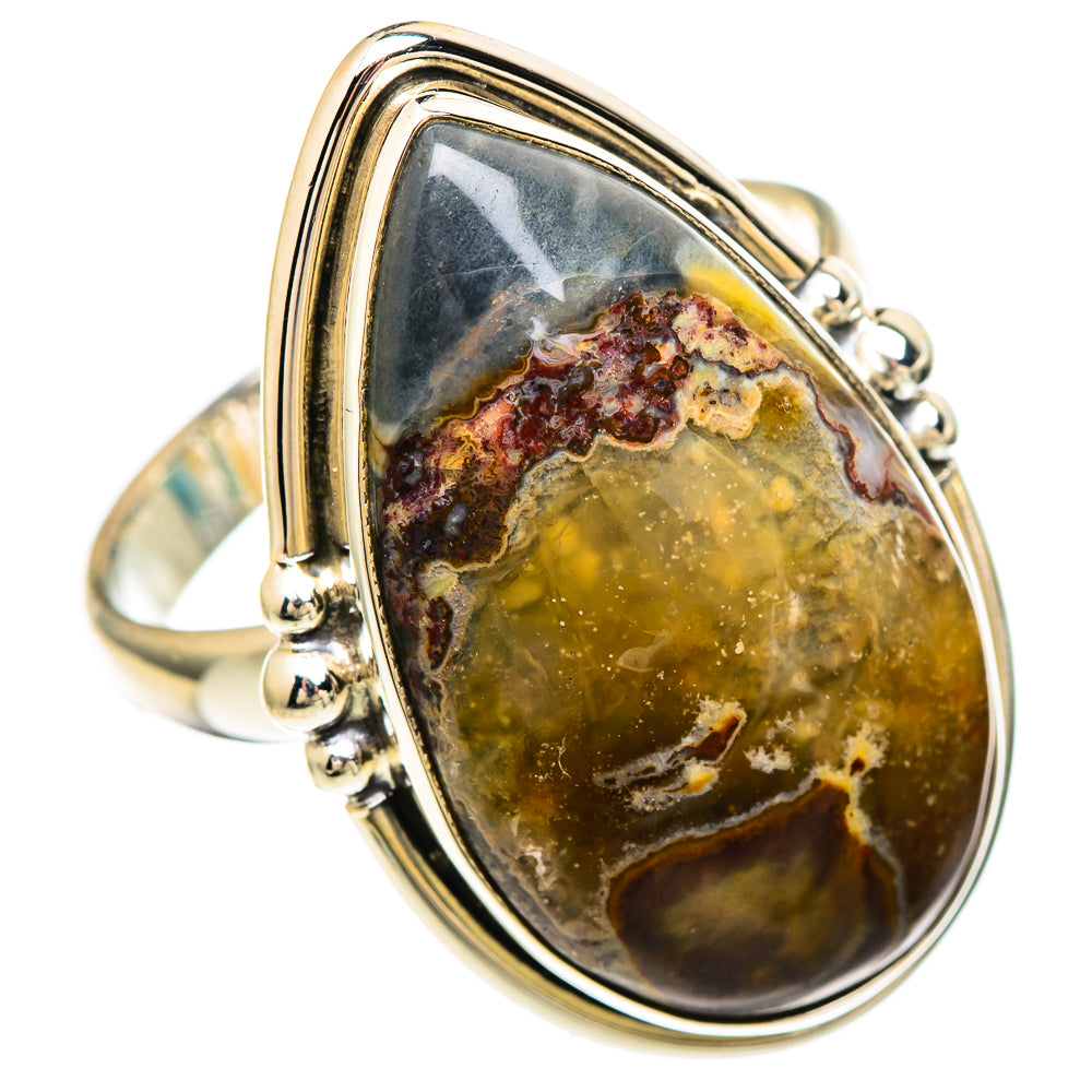 Butterfly Jasper Rings handcrafted by Anasilvercos - RING100158