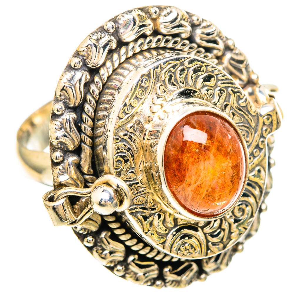 Sunstone Rings handcrafted by Anasilvercos - RING100163