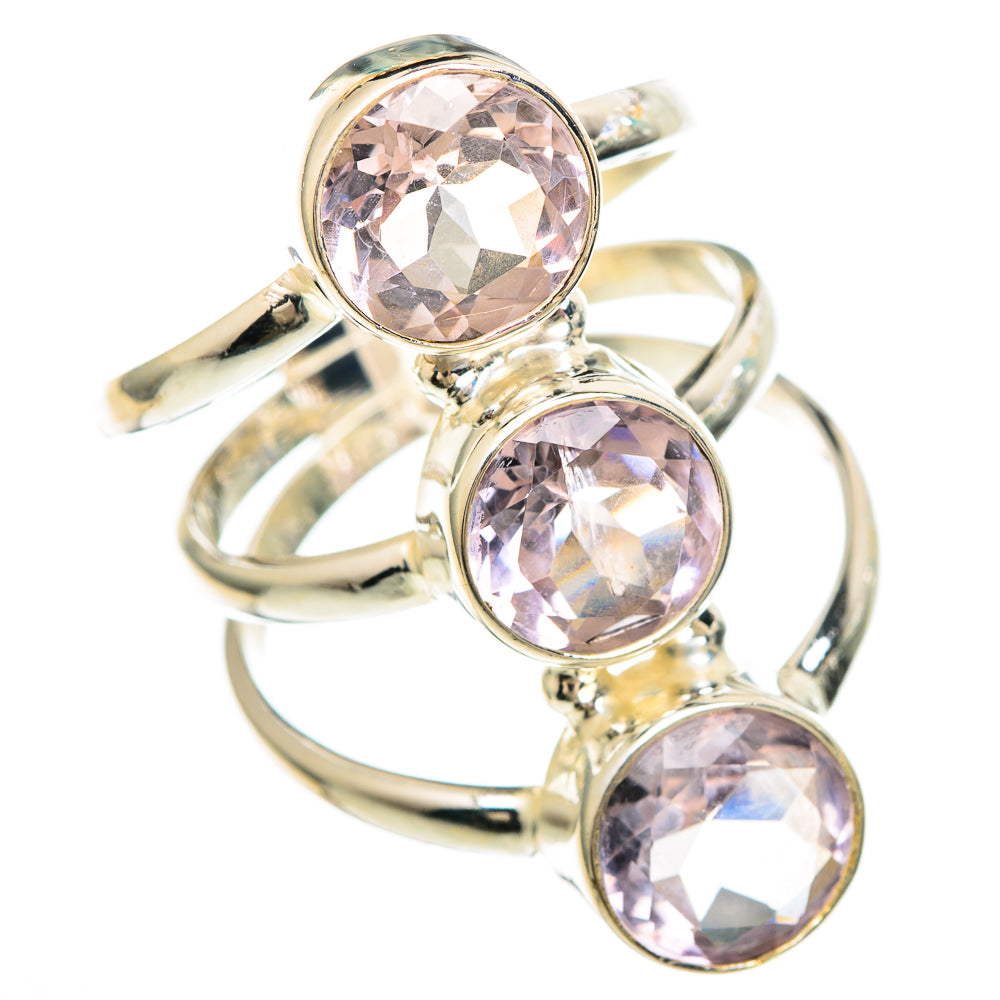 Kunzite Rings handcrafted by Anasilvercos - RING100168