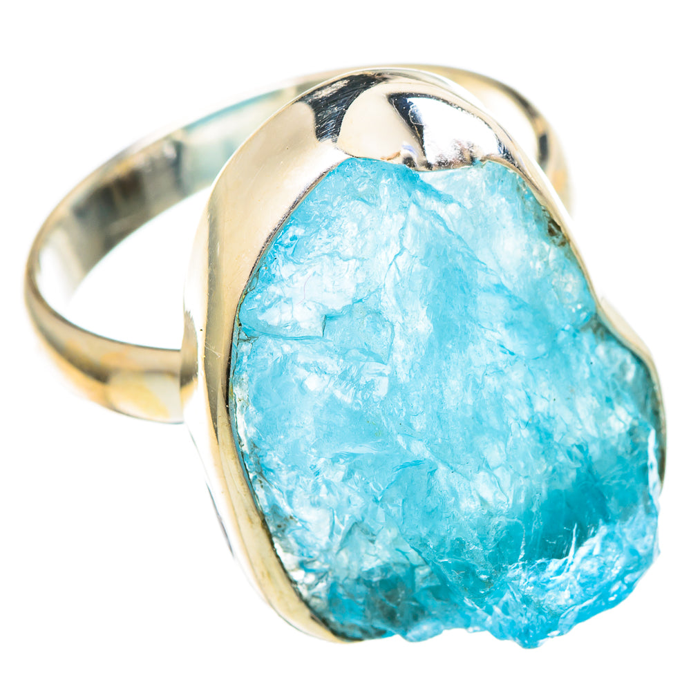 Blue Fluorite Rings handcrafted by Anasilvercos - RING100176 - Photo 2