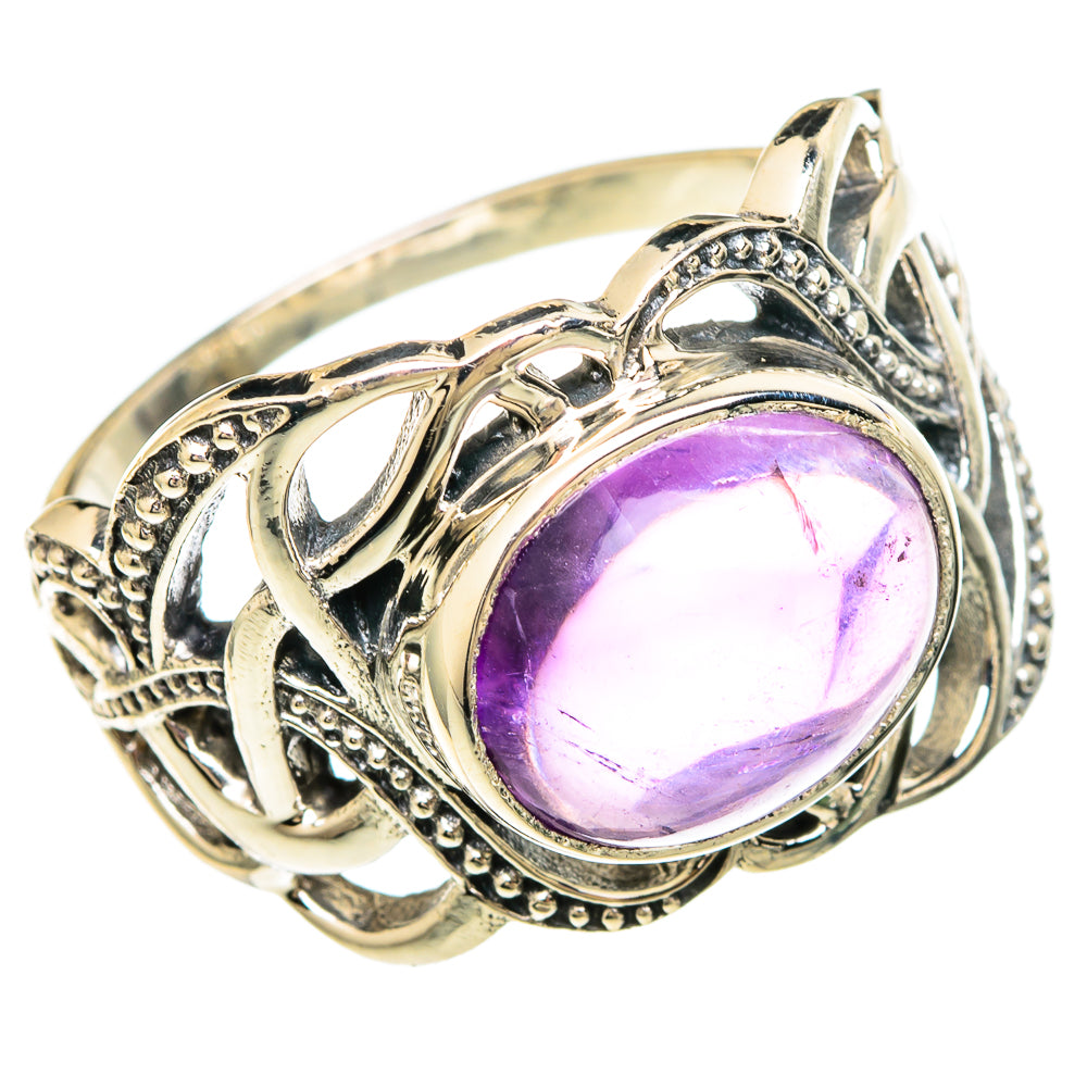 Amethyst Rings handcrafted by Anasilvercos - RING100190