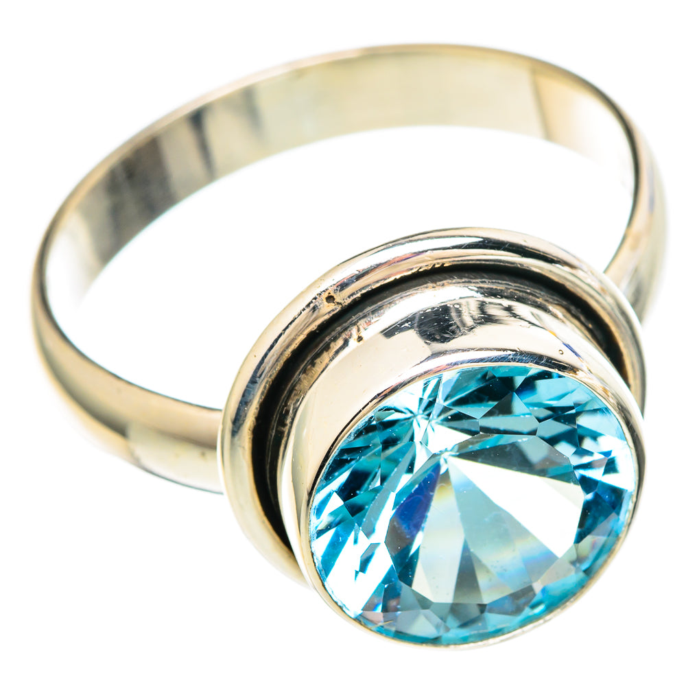 Blue Topaz Rings handcrafted by Anasilvercos - RING100205 - Photo 2