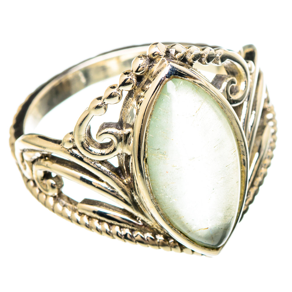 Prehnite Rings handcrafted by Anasilvercos - RING100208