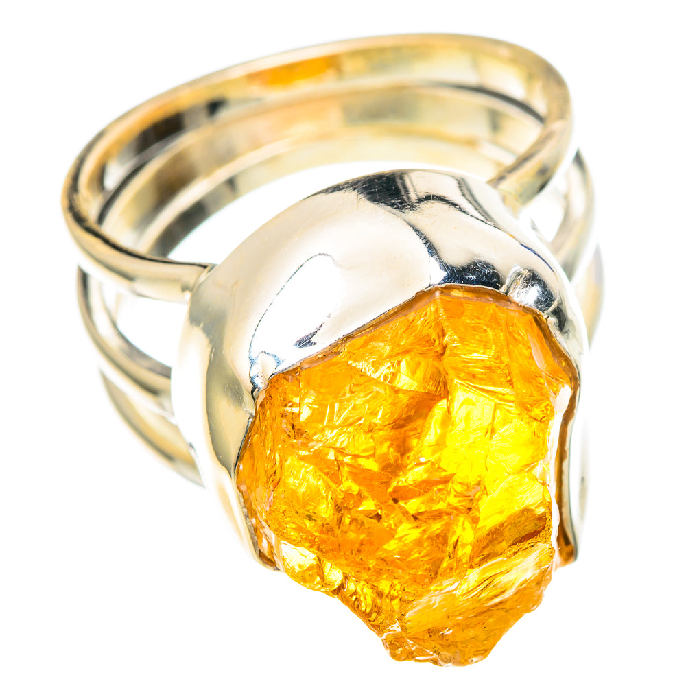 Citrine Rings handcrafted by Anasilvercos - RING100215